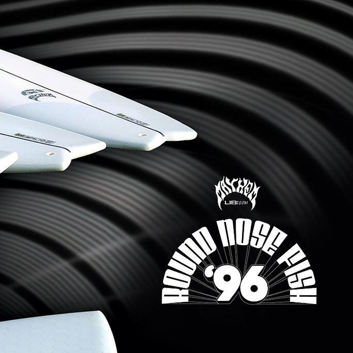 Libtech - Lost Round Nose Fish RNF '96 - 5'5 (FCSII Compatible)