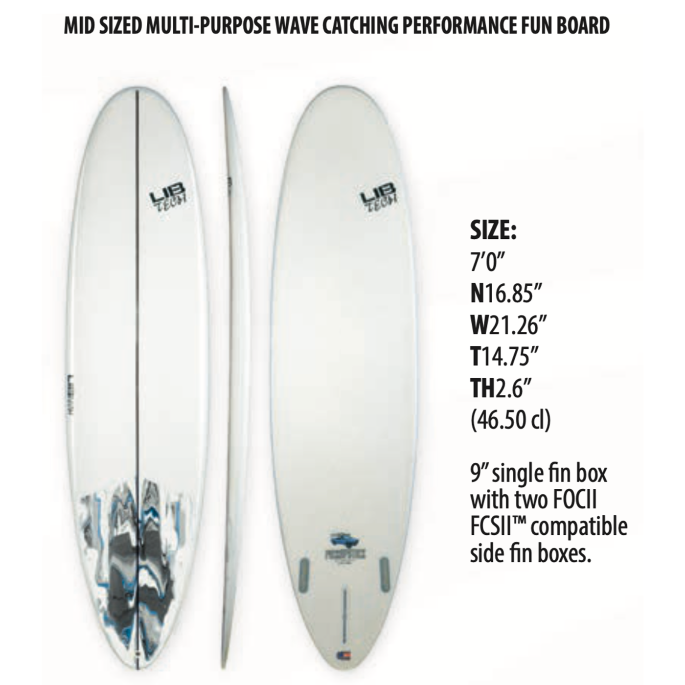 Libtech - Pickup Stick 7'6 (FCSII compatible)