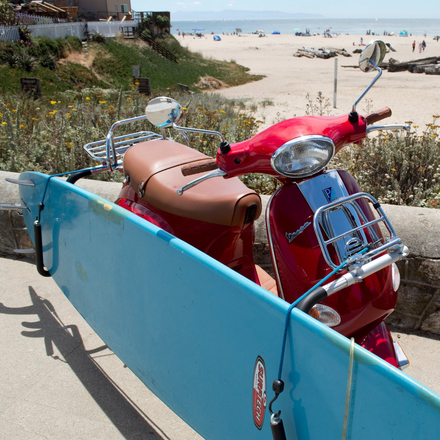 Bike Rack - Moved By Bikes Moped Board Rack