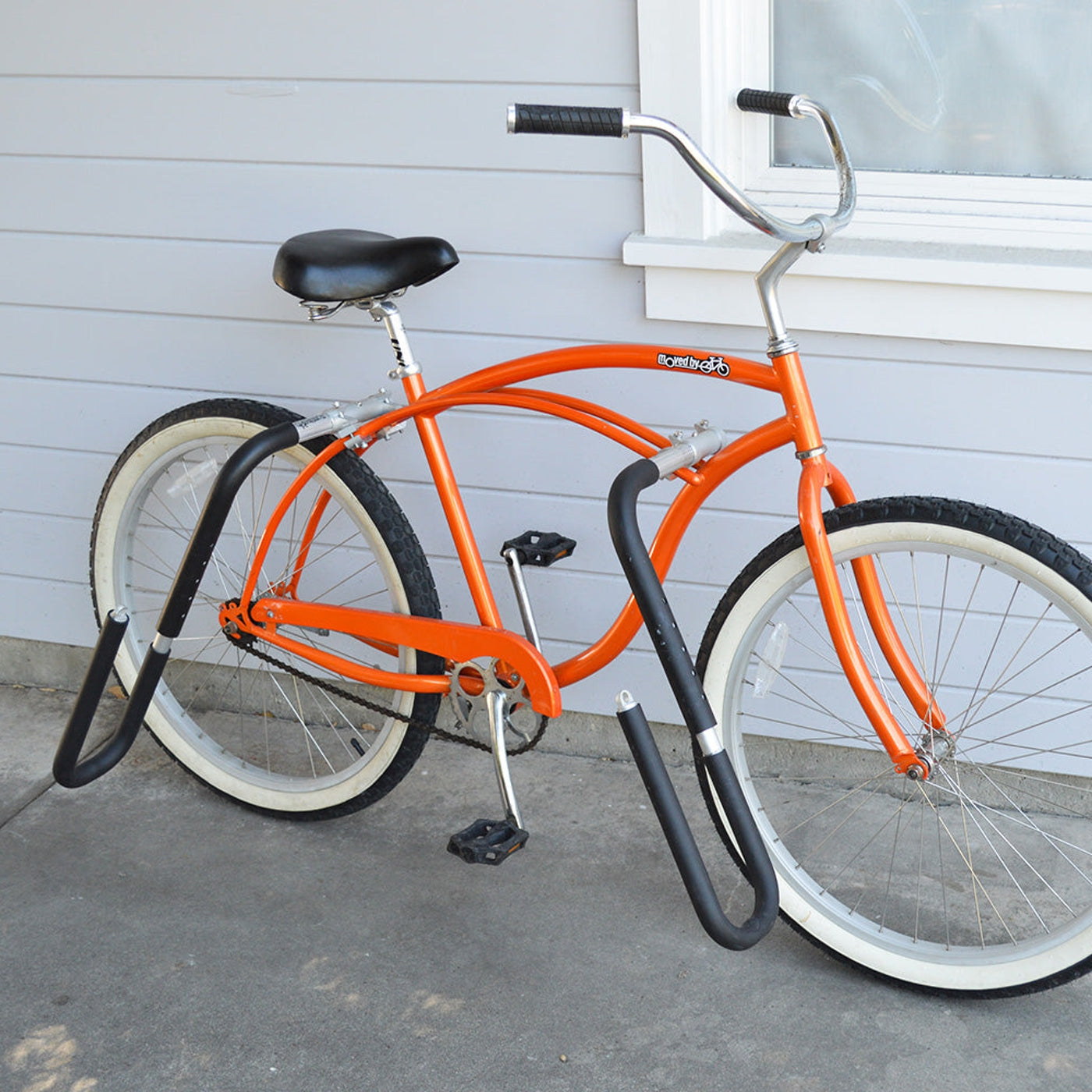 Bike Rack - Moved By Bikes Moped Board Rack