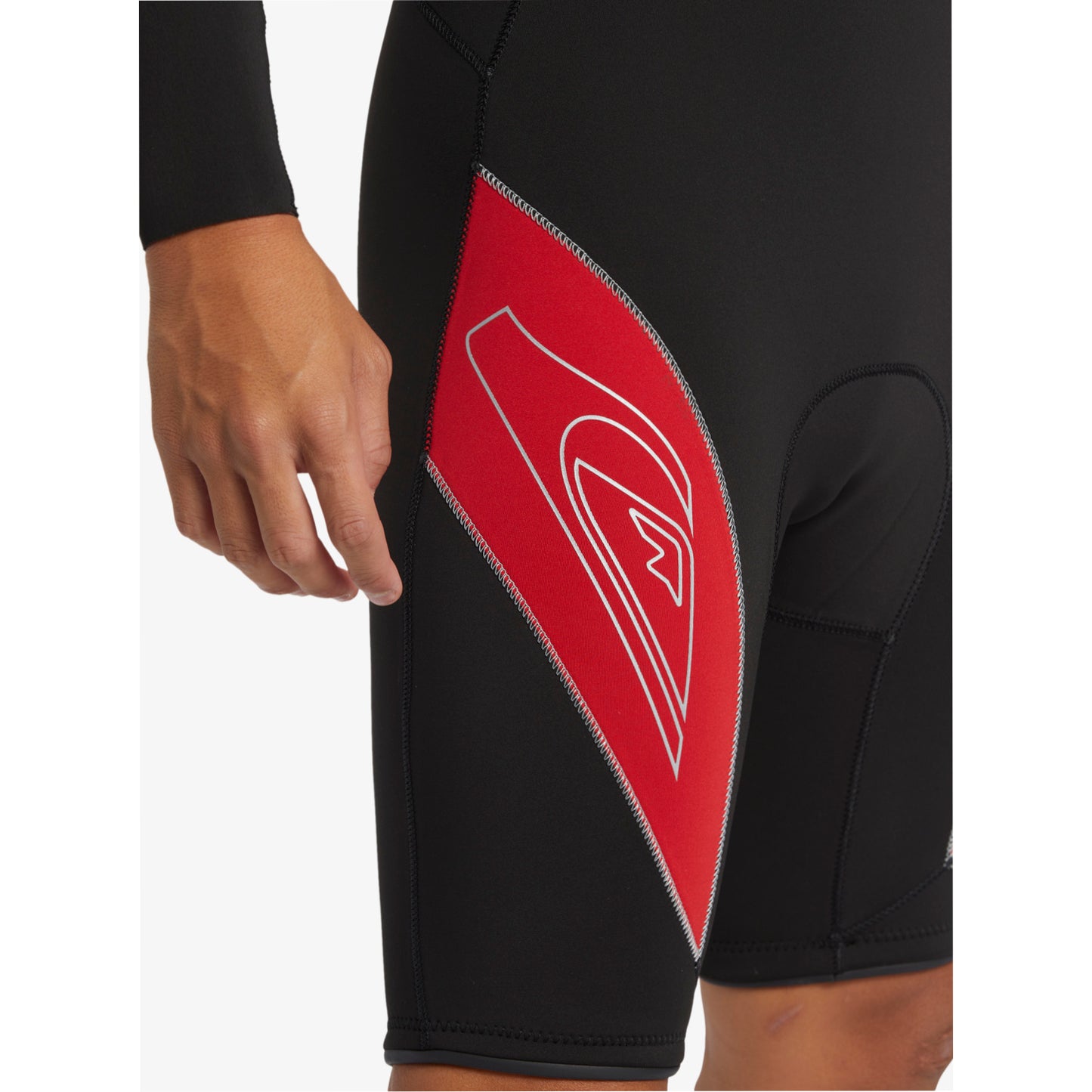 2/2 Mens Quiksilver Mercury Spring Long Sleeve Full Zip - High Risk Red **1-2 WEEKS š**