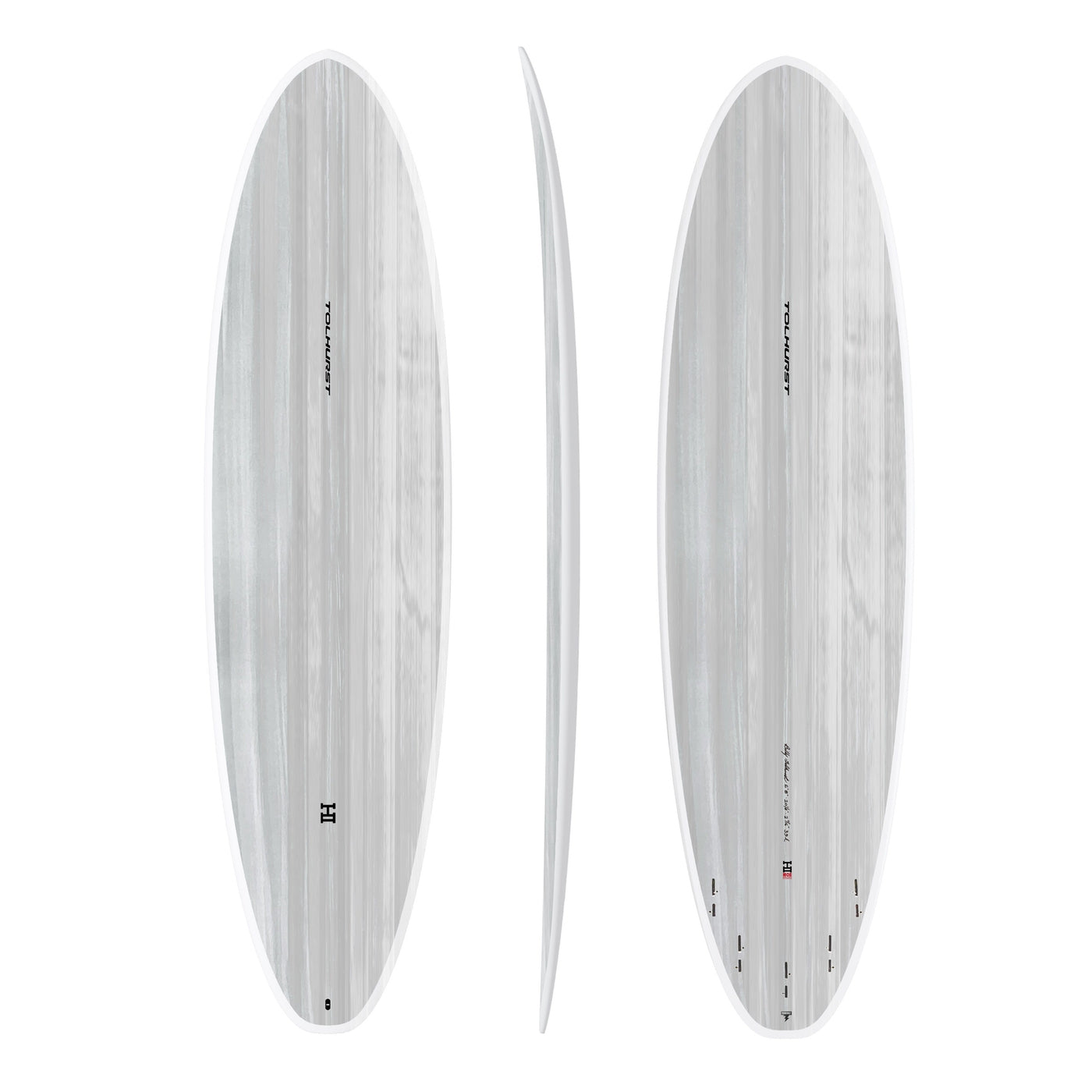 Harley Ingleby Mini Moe 6'10" Candy/White 5 FCS