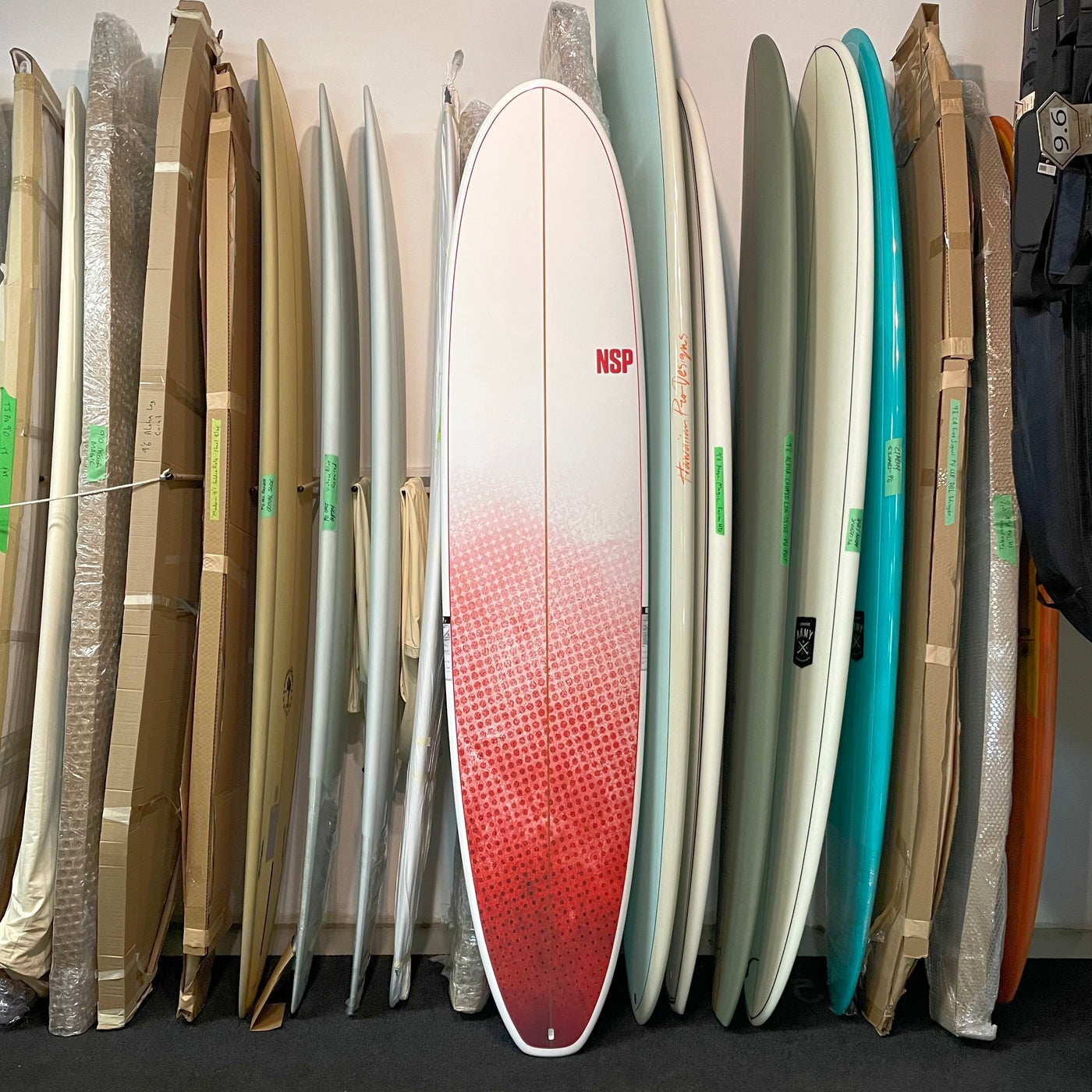 NSP - E+ Longboard 8'6 The Red Wave