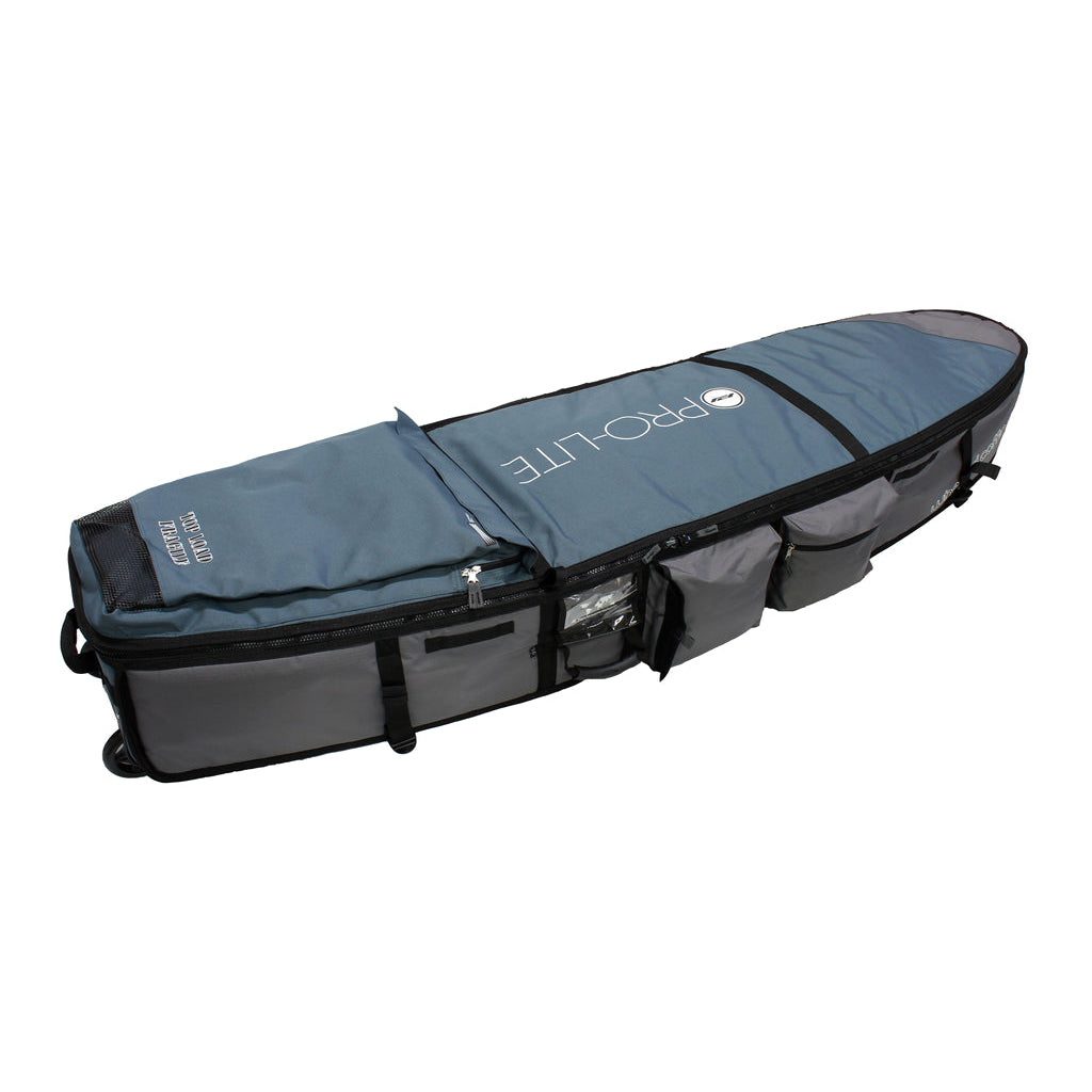Pro-Lite Board Bag - Wheeled Coffin 7'0 (3-4 Boards) navy/gray ** 1-2 WEEKS  š**