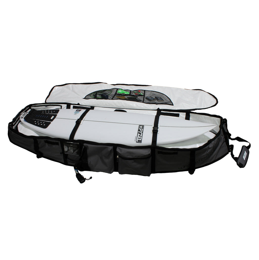 Pro-Lite Board Bag - Wheeled Coffin 7'0 (3-4 Boards) navy/gray ** 1-2 WEEKS  š**