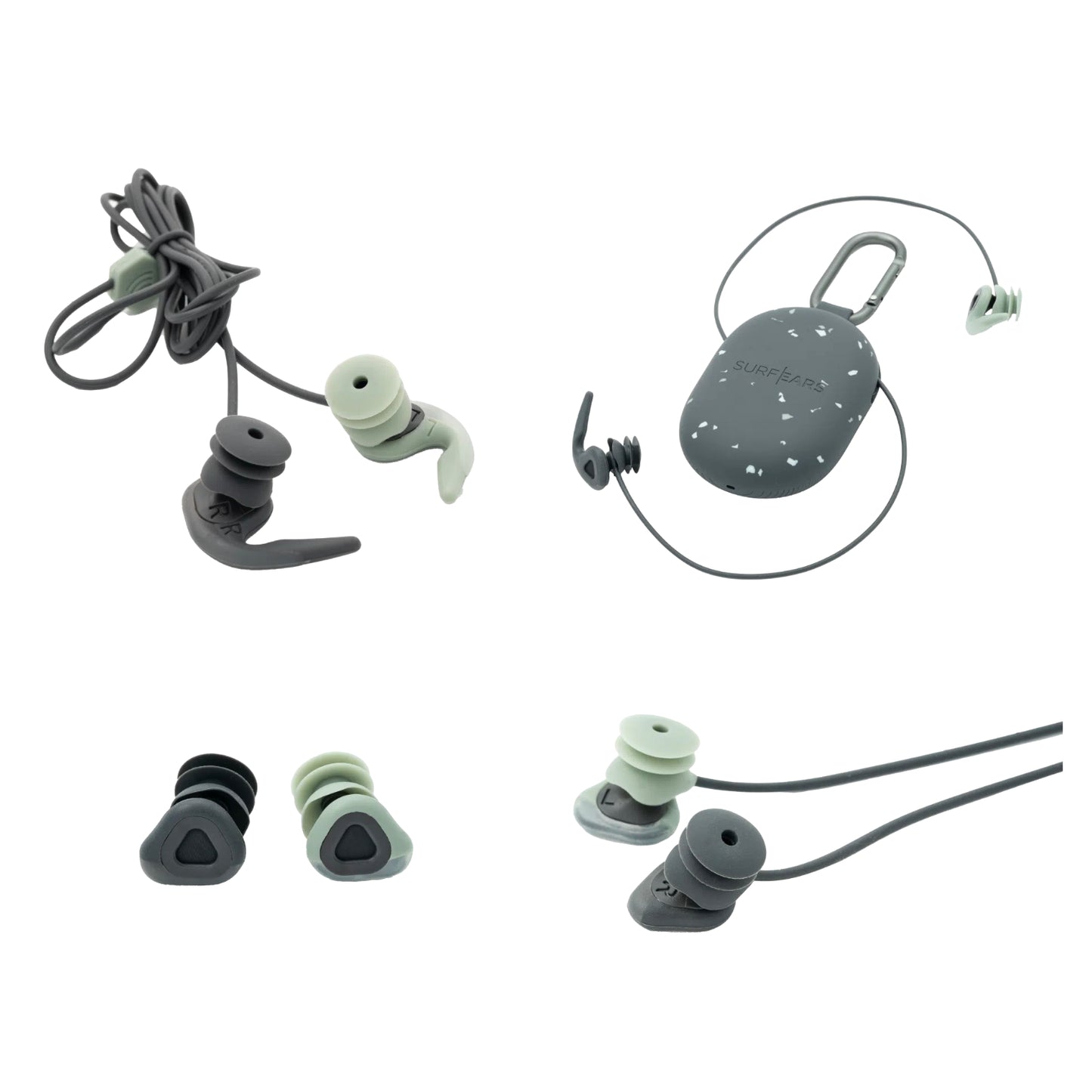Protective Gear (Surf) - Ears - SurfEars 4.0 Black Sage