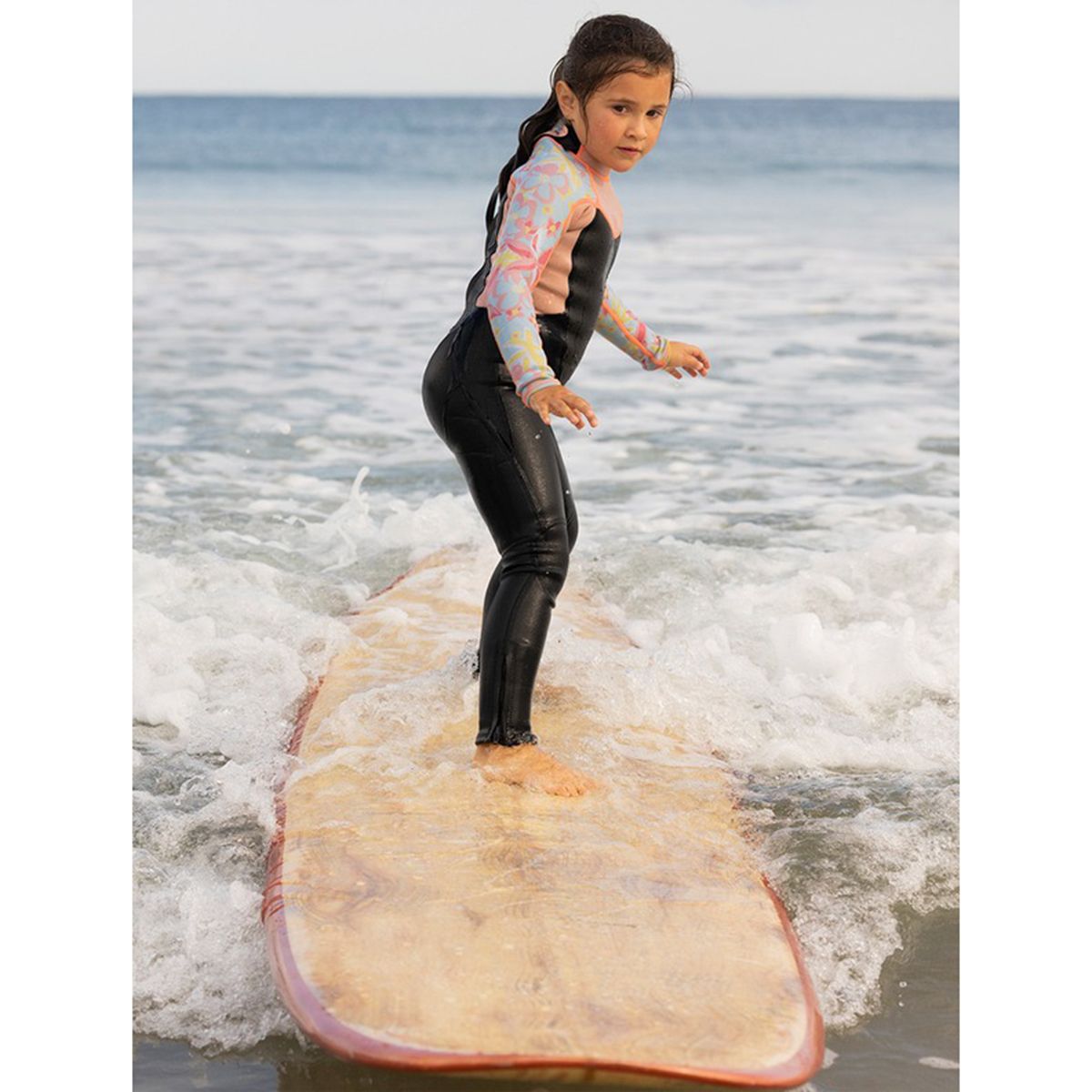 4/3 Girls Roxy Foil Prologue TNY Back Zip Wetsuit