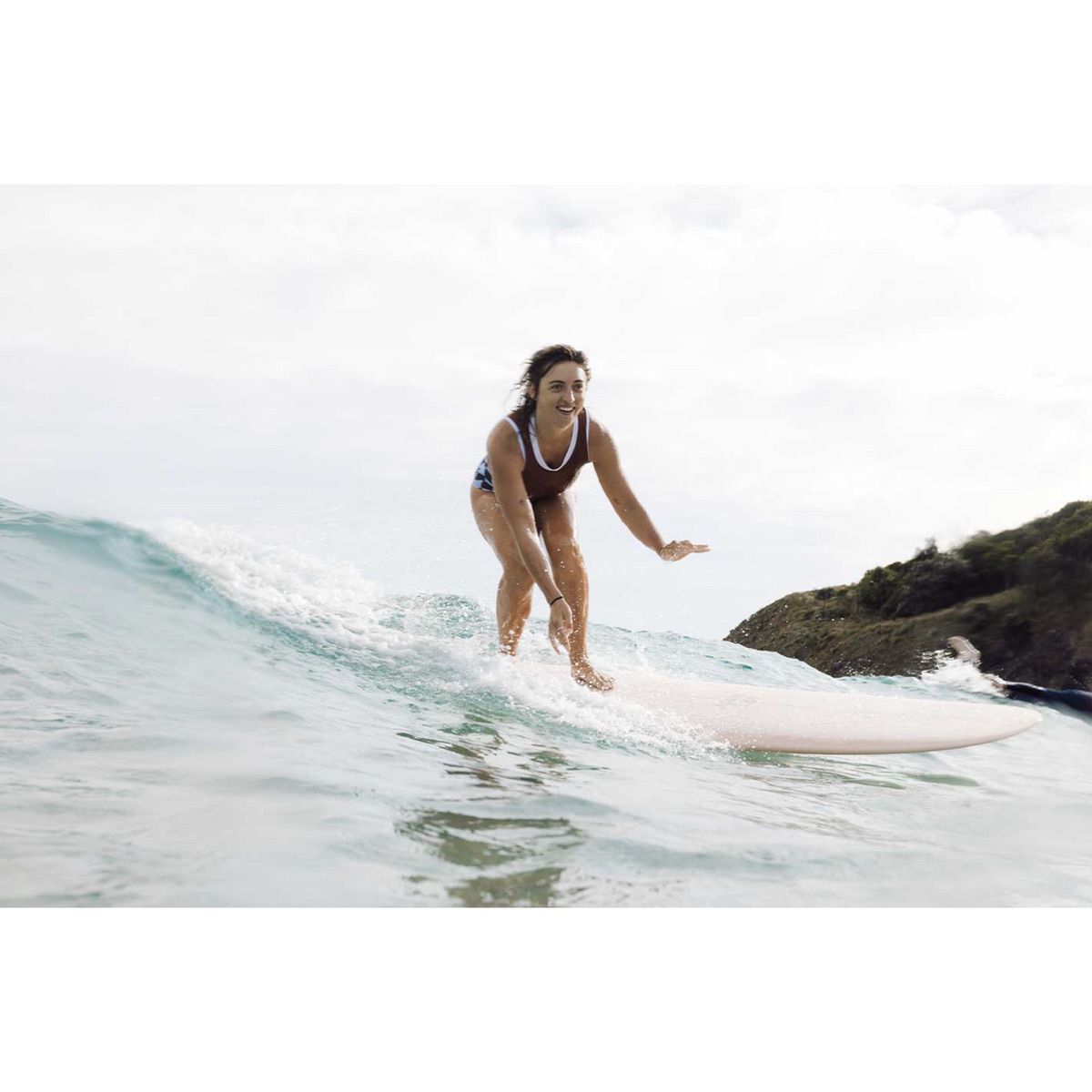 Salt Gypsy Dusty Retro 9'0 Longboard PU Hard White