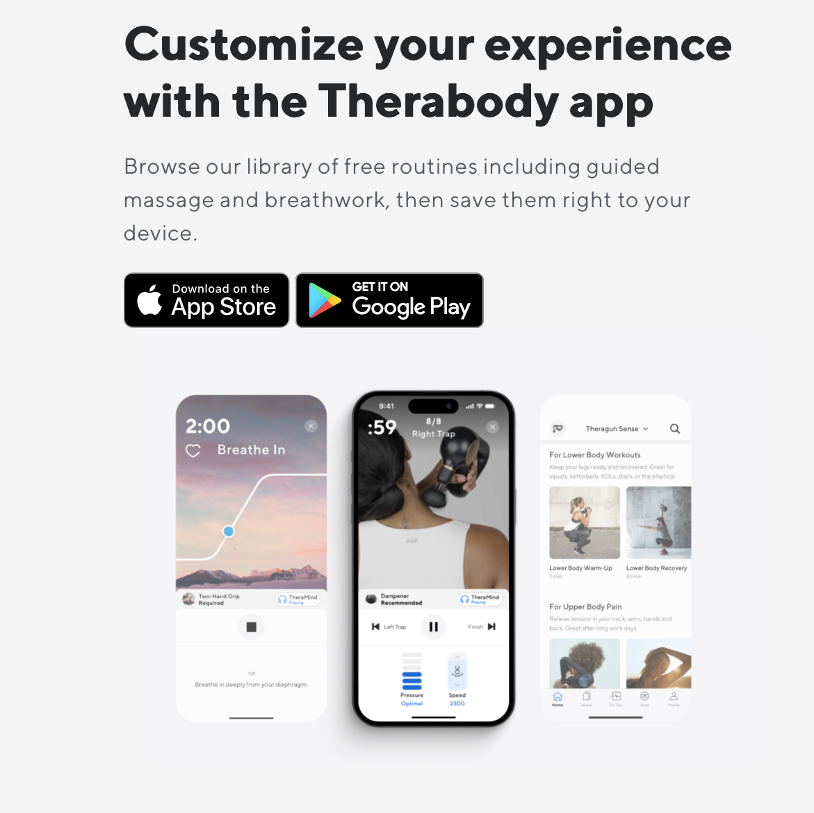 Therapy - Theragun Sense Black