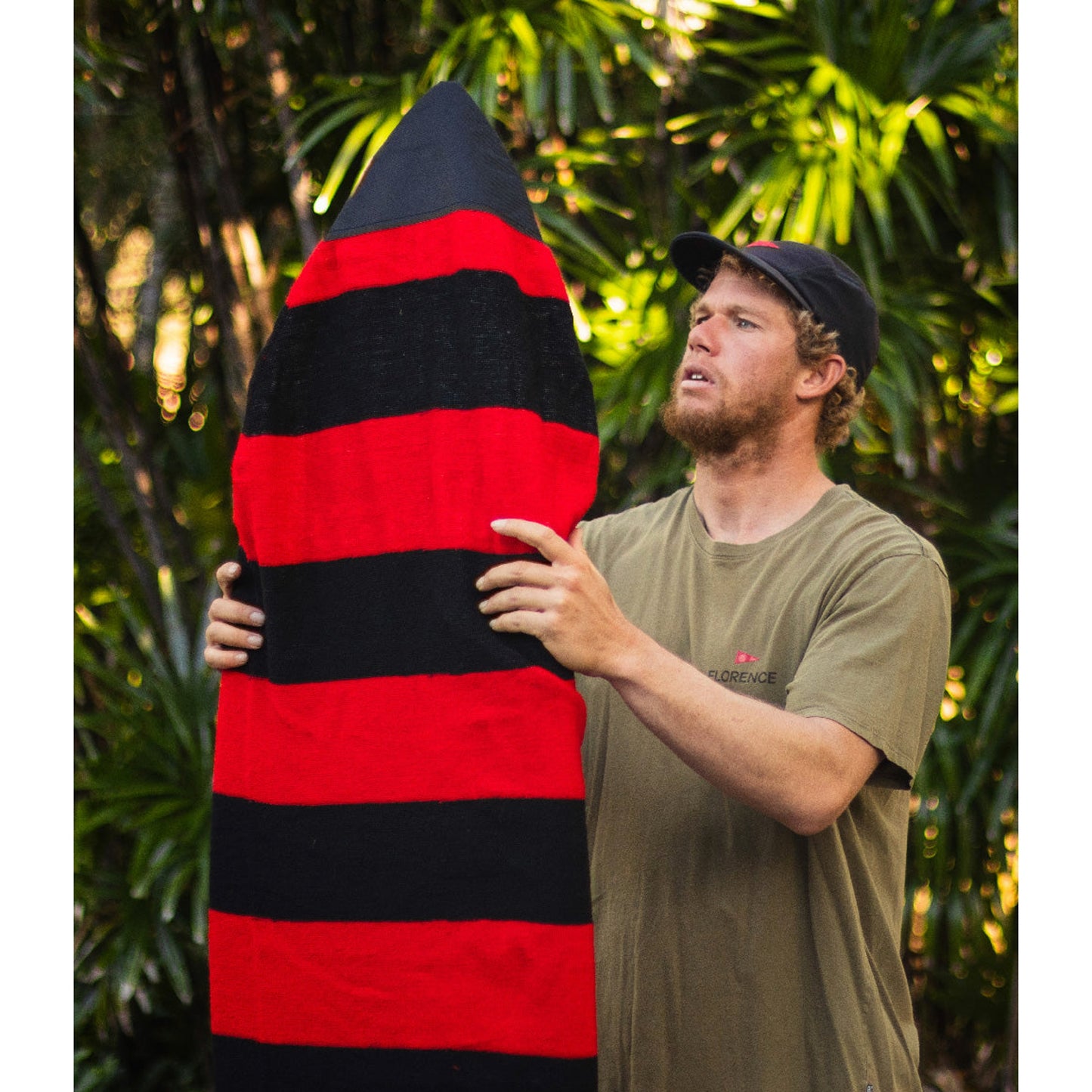 Veia Bag - 7'0 Explorer Surfboard Sock - Red