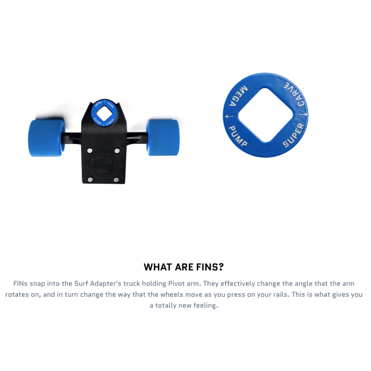 WATERBORNE SKATEBOARDS - Surf and Rail Adapter Fin System