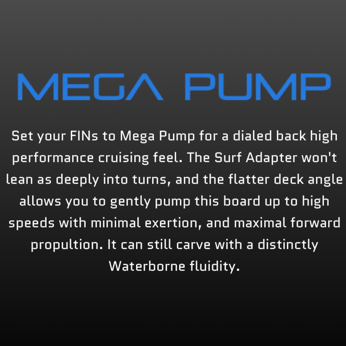 WATERBORNE SKATEBOARDS - Surf and Rail Adapter Fin System