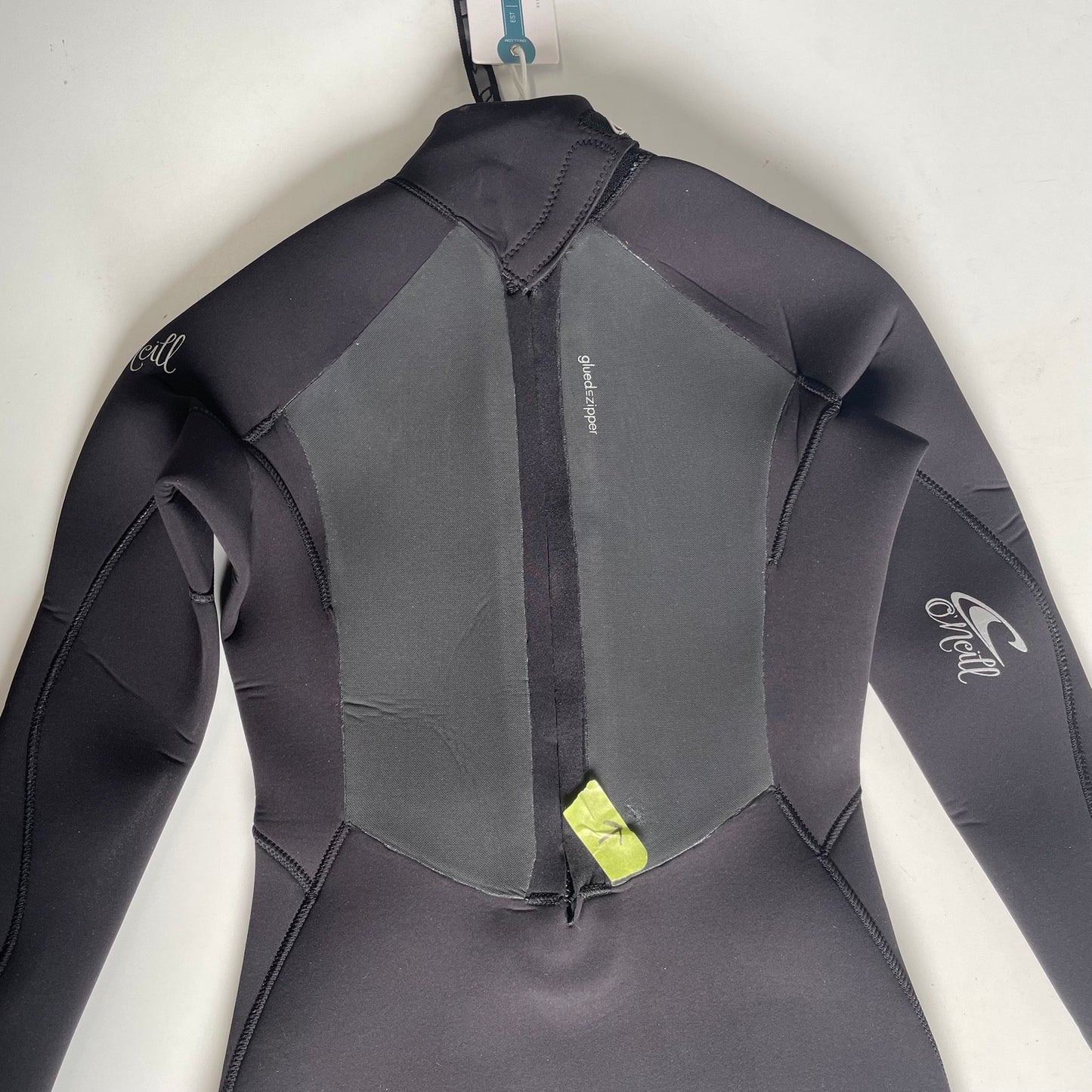 4/3 Womens O'Neill EPIC CT Back Zip Black Size 8S - REPAIRED DAMAGED*