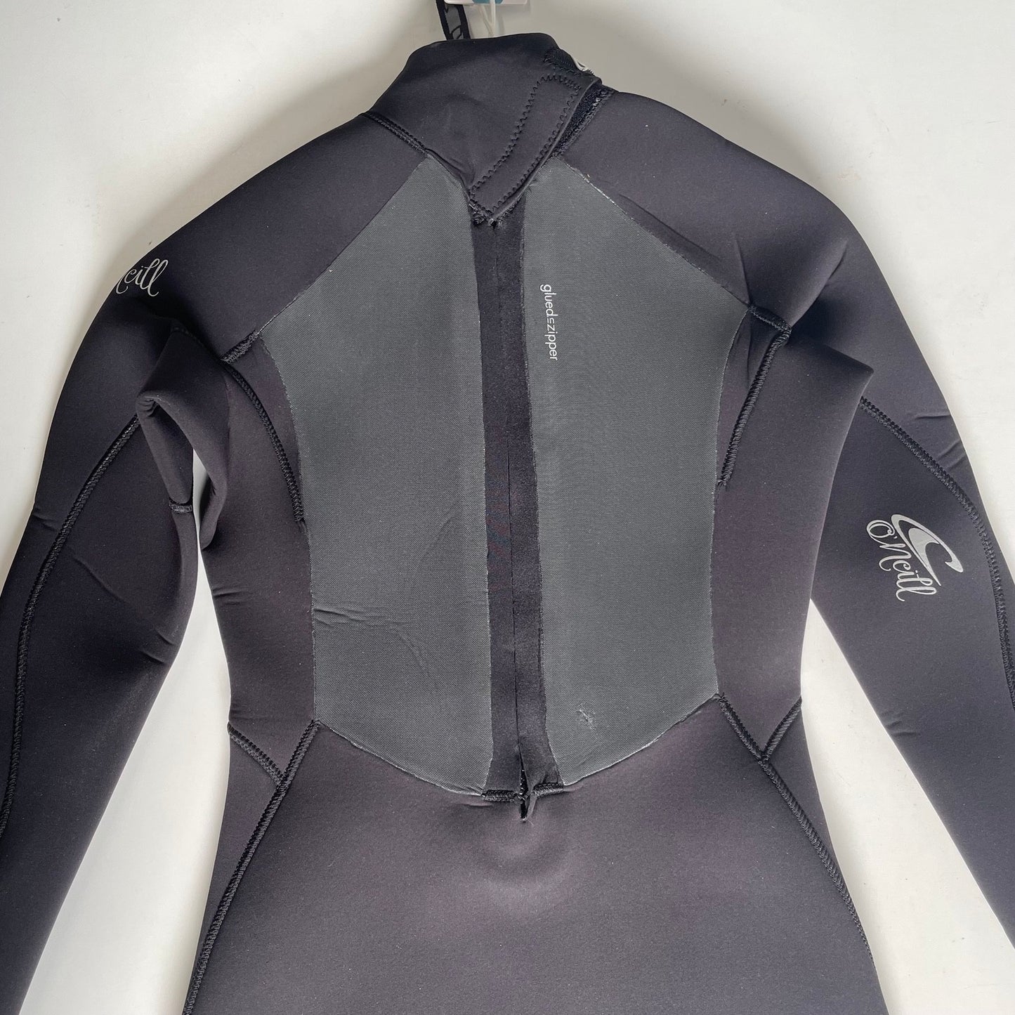 4/3 Womens O'Neill EPIC CT Back Zip Black Size 8S - REPAIRED DAMAGED*