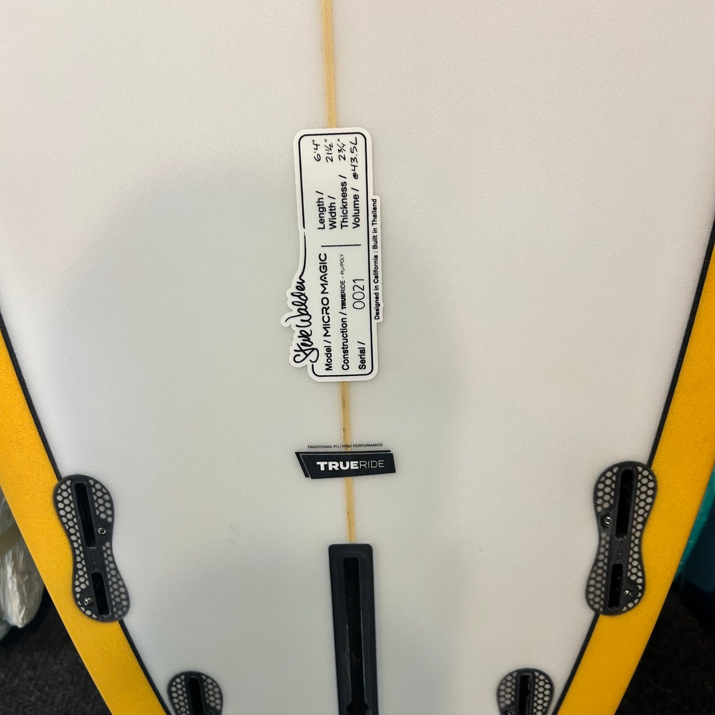 Walden - Micro Magic 6'4 - Fusion Poly FCS2 USED*