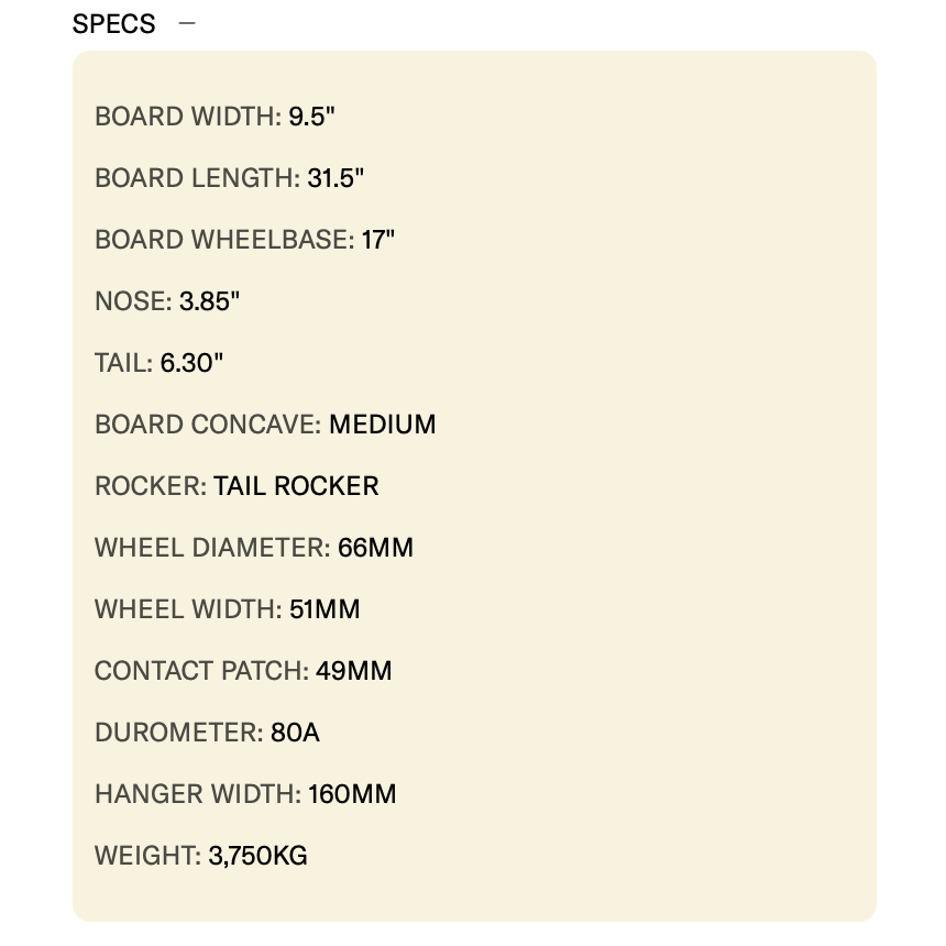 YOW Erin Brooks Power Blaze 31.5"