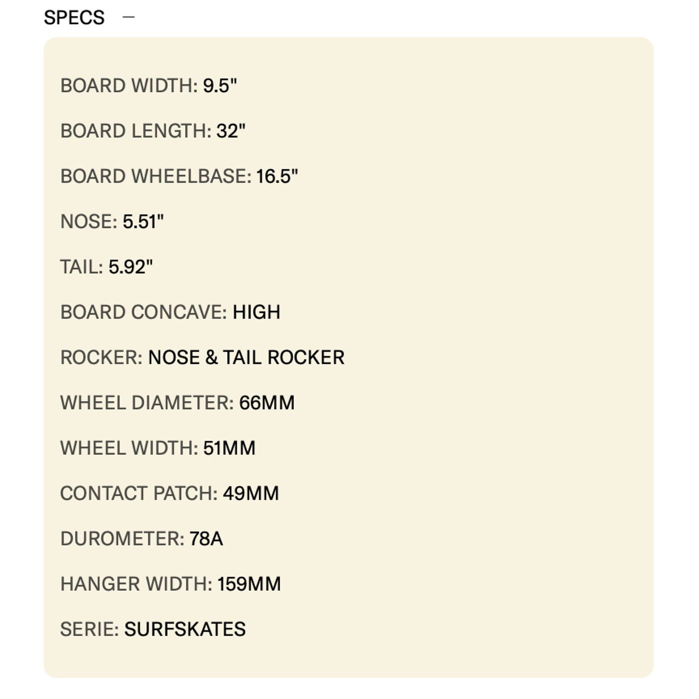 YOW Mundaka 32" - High Performance Series Surfskate