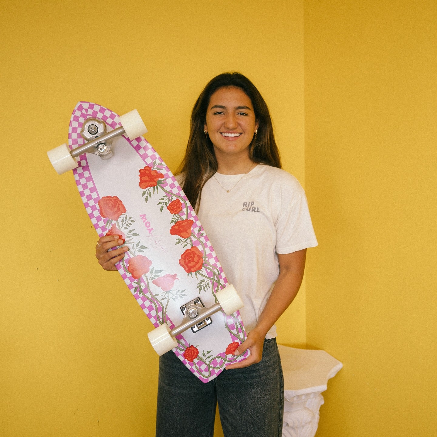 YOW Sophia Medina Roses Fish 32.5" Surfskate