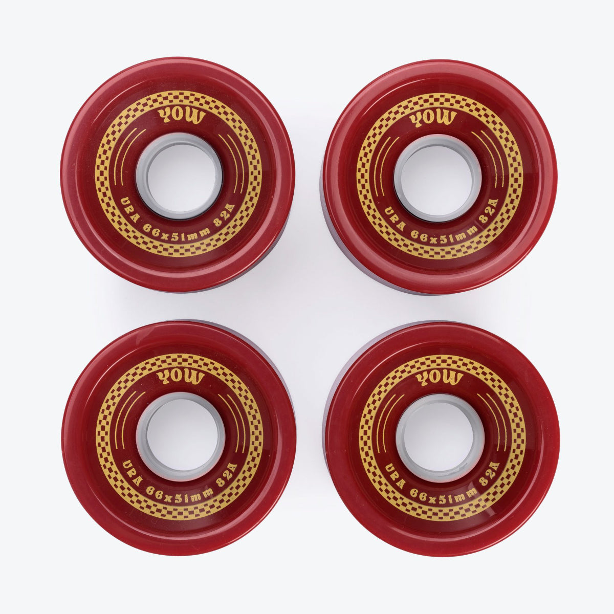 
                  
                    YOW Ura WHEEL PACK 66mm x 51mm Ketchup 82a
                  
                