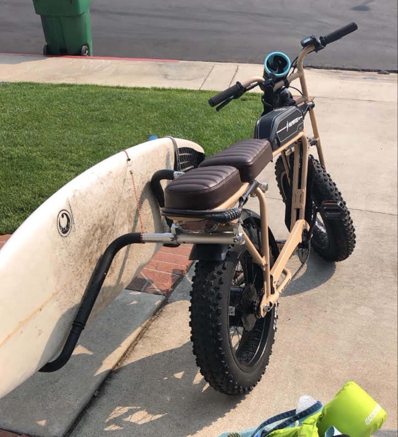 Bike Rack - Moved By Bikes Moped Board Rack