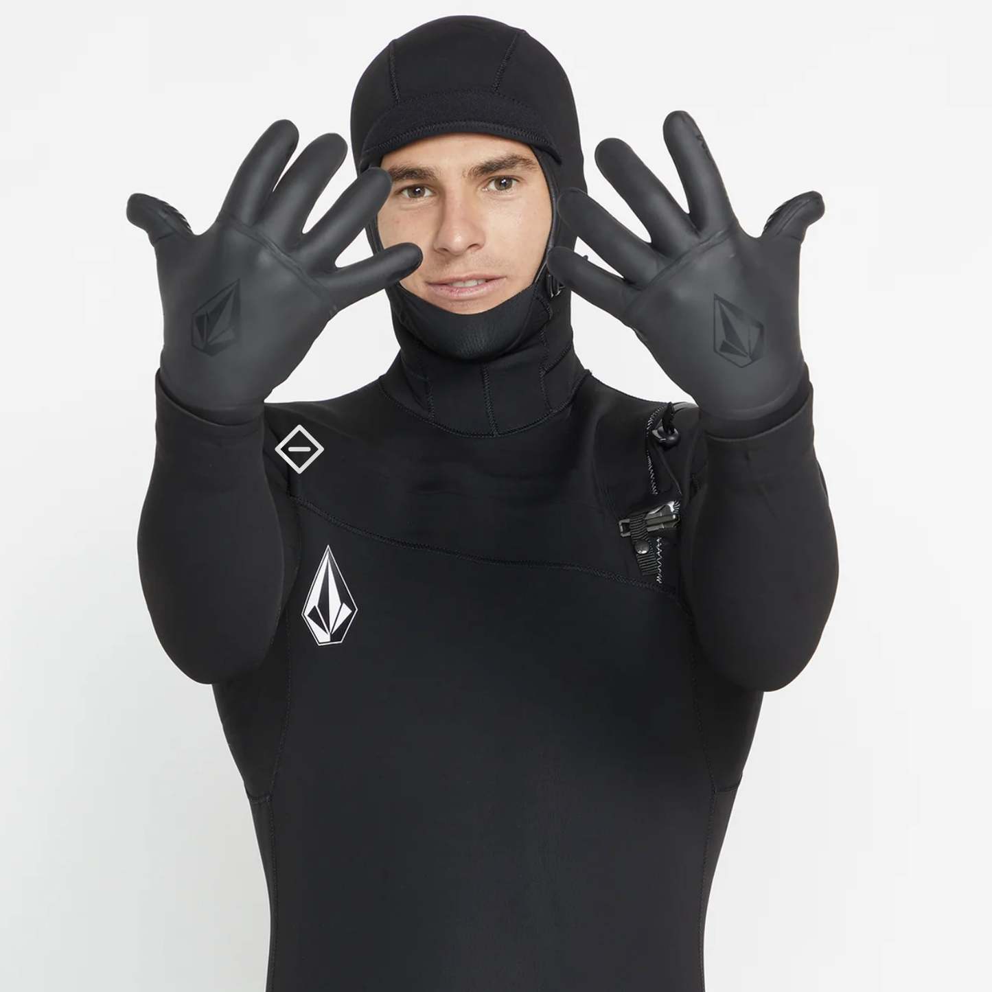 Gloves 3mm Volcom 5 Finger - BLACK