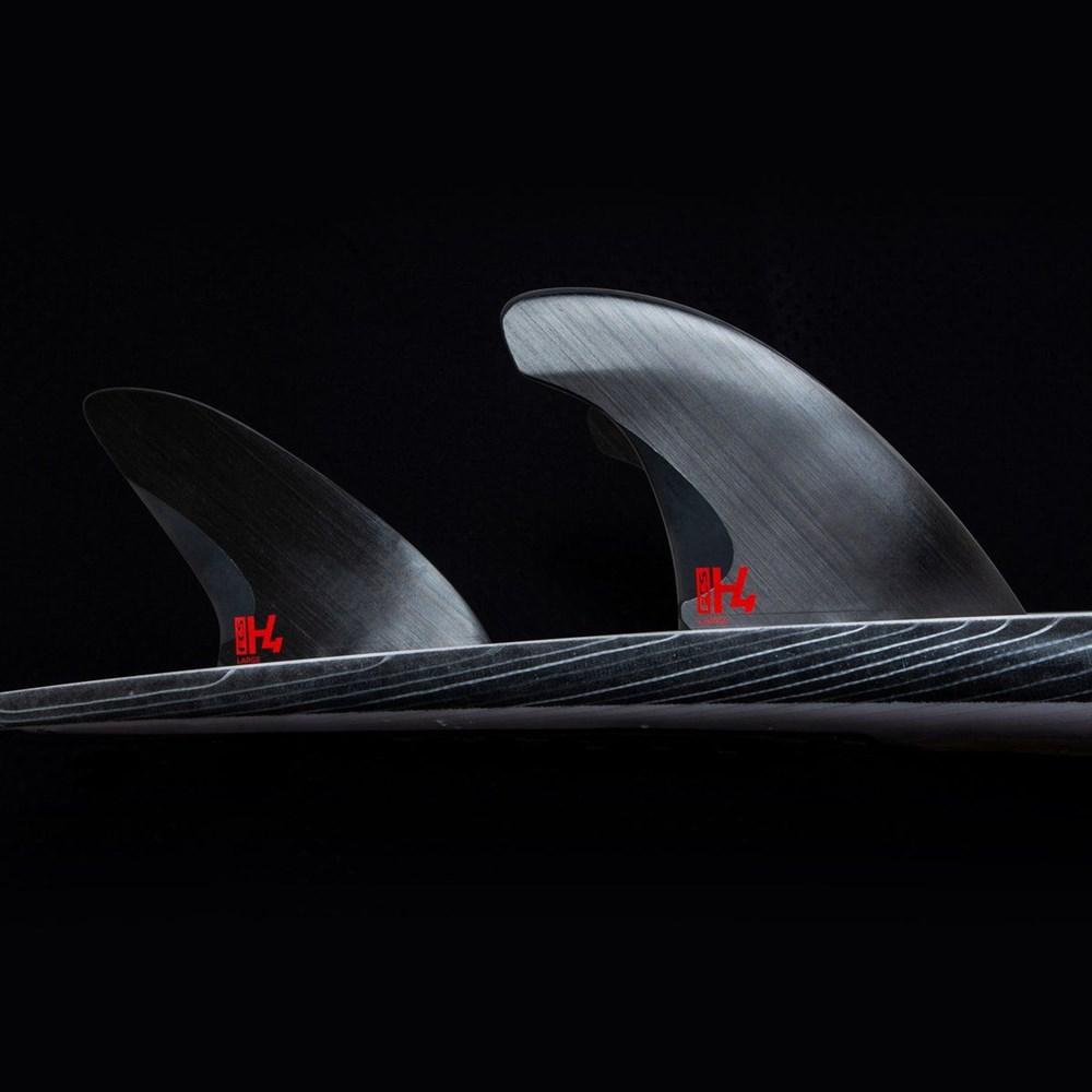 FCS II THRUSTER -  H4 Smoke Tri Fins - Medium