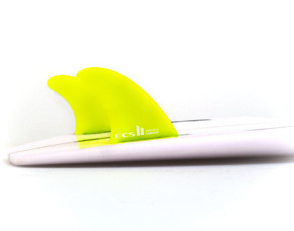 FCS II Quad Rear - Carver Neo Glass Set - Surf Ontario