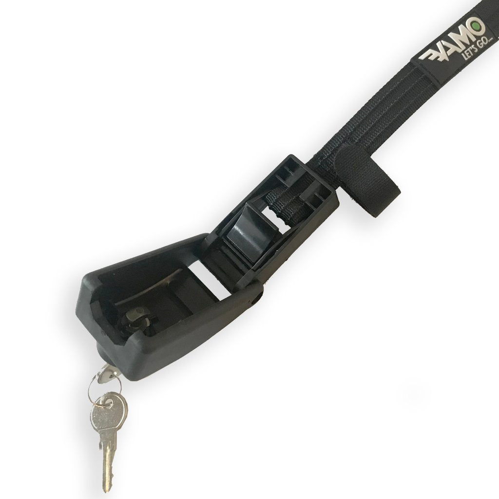 Tie Downs / Straps - Vamo 10' Locking Tie Down Straps with Interwoven Braided Steel Cables