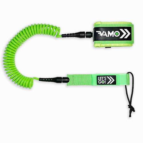 Leashes - Vamo 10' Full Coiled leash - Surf Ontario