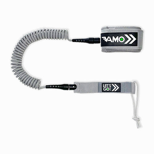 Leashes - Vamo 10' Full Coiled leash - Surf Ontario