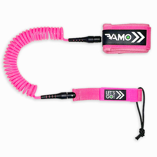 Leashes - Vamo 10' Full Coiled leash - Surf Ontario