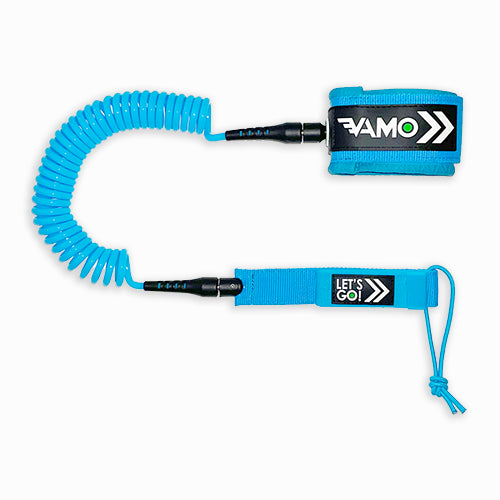 Leashes - Vamo 10' Full Coiled leash - Surf Ontario