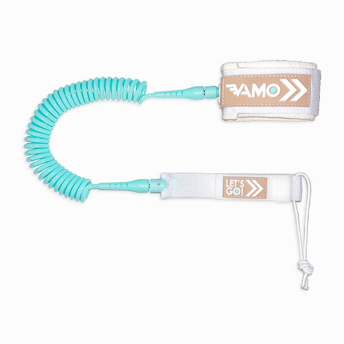 Leashes - Vamo 10' Full Coiled leash - Surf Ontario