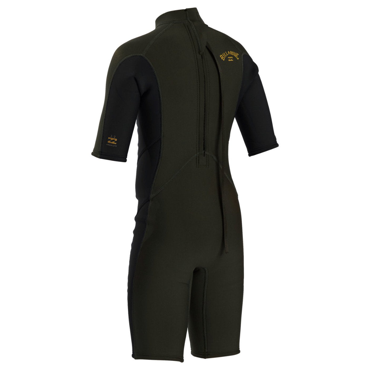 2/2 Youth Billabong Absolute Back Zip Short Sleeve Spring Wetsuit