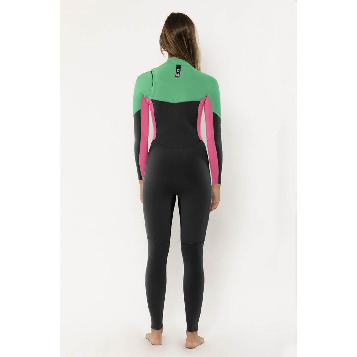 3/2 mm SisstrEvolution 7 Seas Chest Zip Full Suit - Camp Green