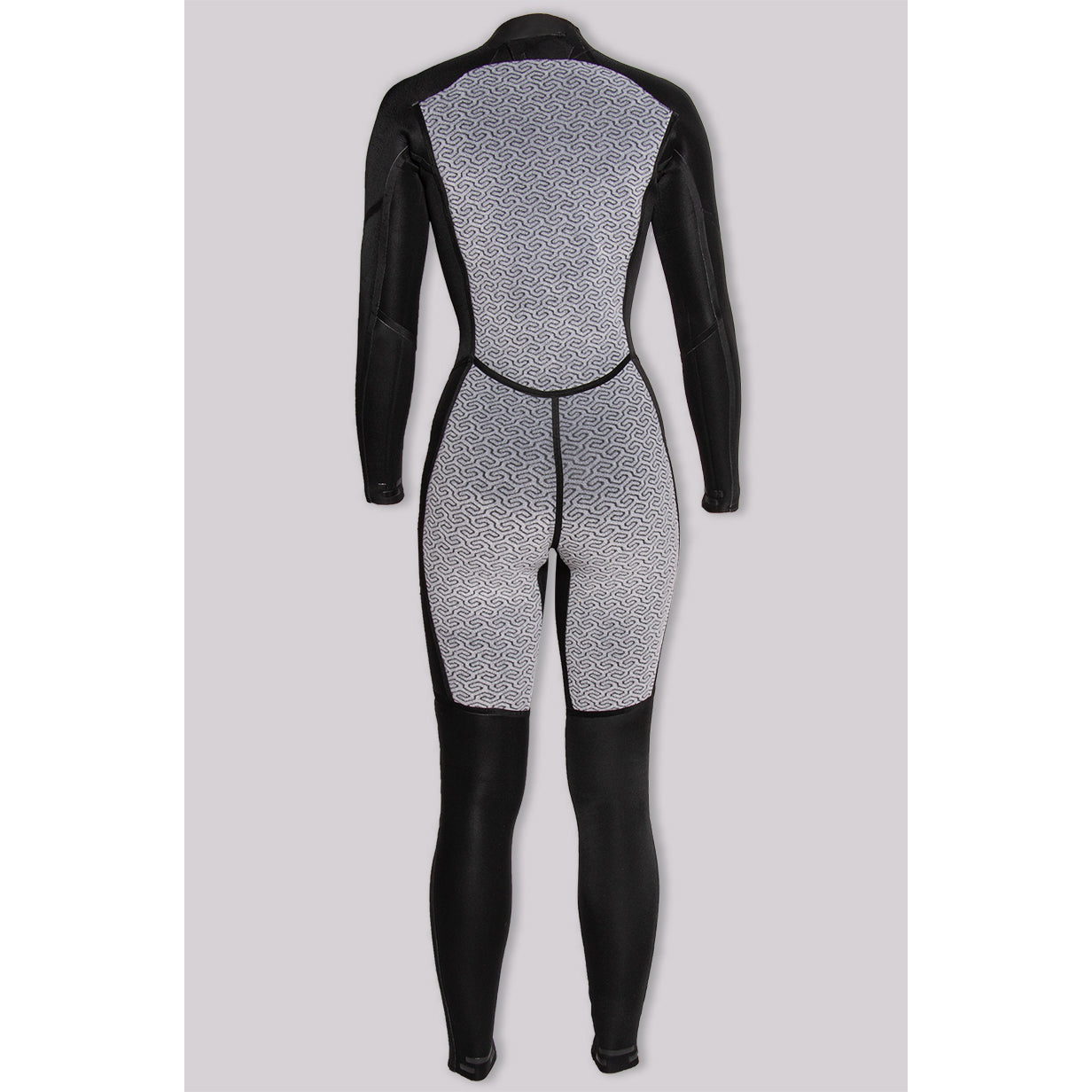 4/3mm SisstrEvolution 7 SEAS Back Zip Full Suit - Black Heather