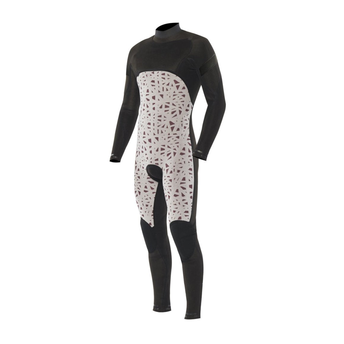 4/3 Mens Vissla 7 Seas FULL Chest Zip - Black