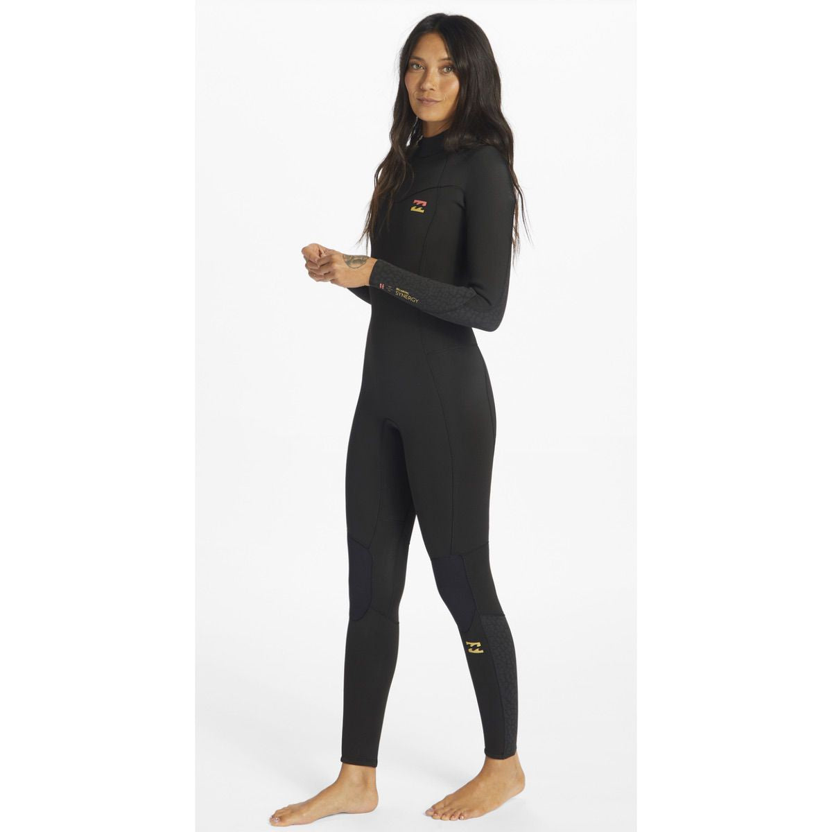 4/3 Women's Billabong 403 Furnace Synergy Back Zip - Wild Black