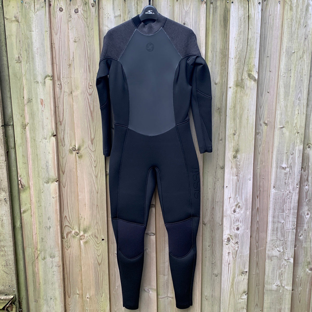 4/3mm SisstrEvolution 7 SEAS Back Zip Full Suit - Black Heather