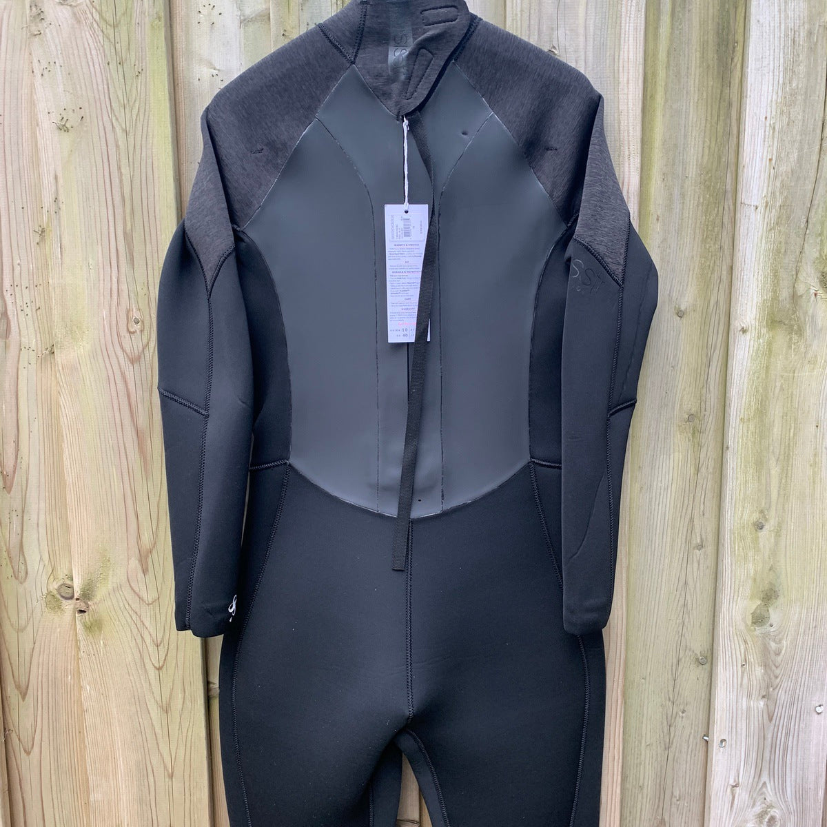 4/3mm SisstrEvolution 7 SEAS Back Zip Full Suit - Black Heather