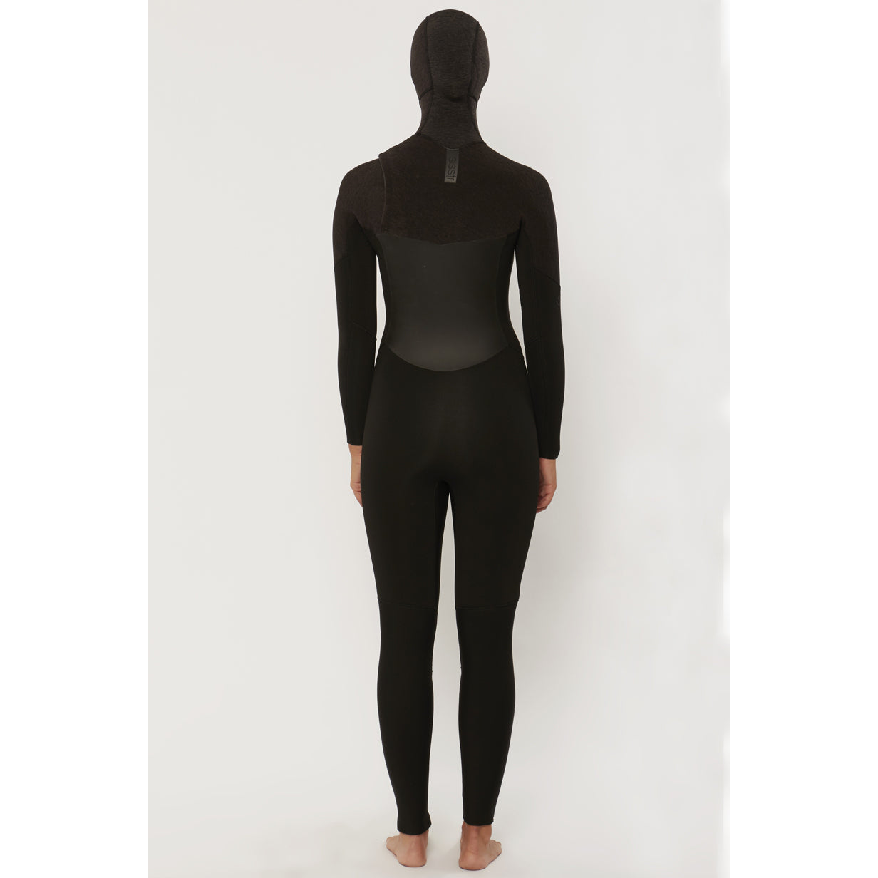 5/4mm SisstrEvolution 7 Seas Hood Chest Zip full - BLH black heather