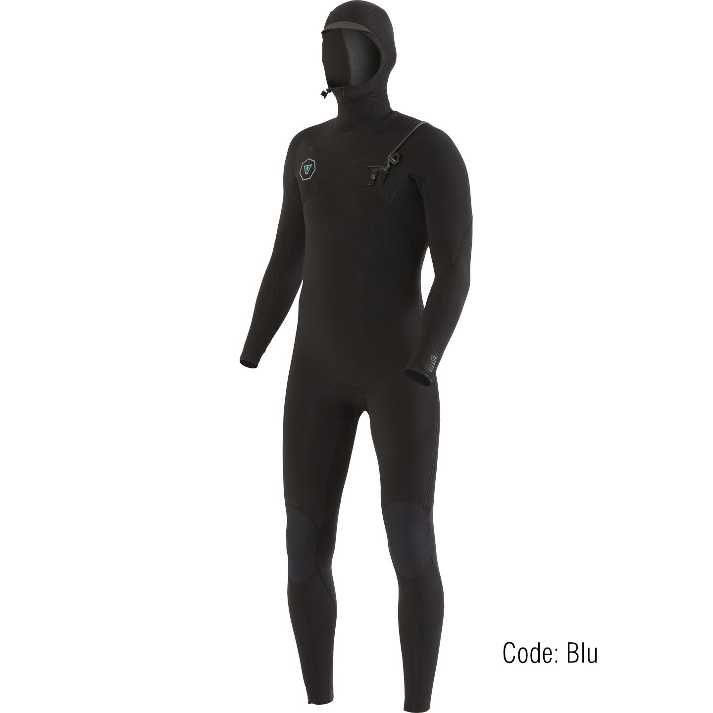 5/4 Mens Vissla 7 Seas Hooded Full Suit - Black