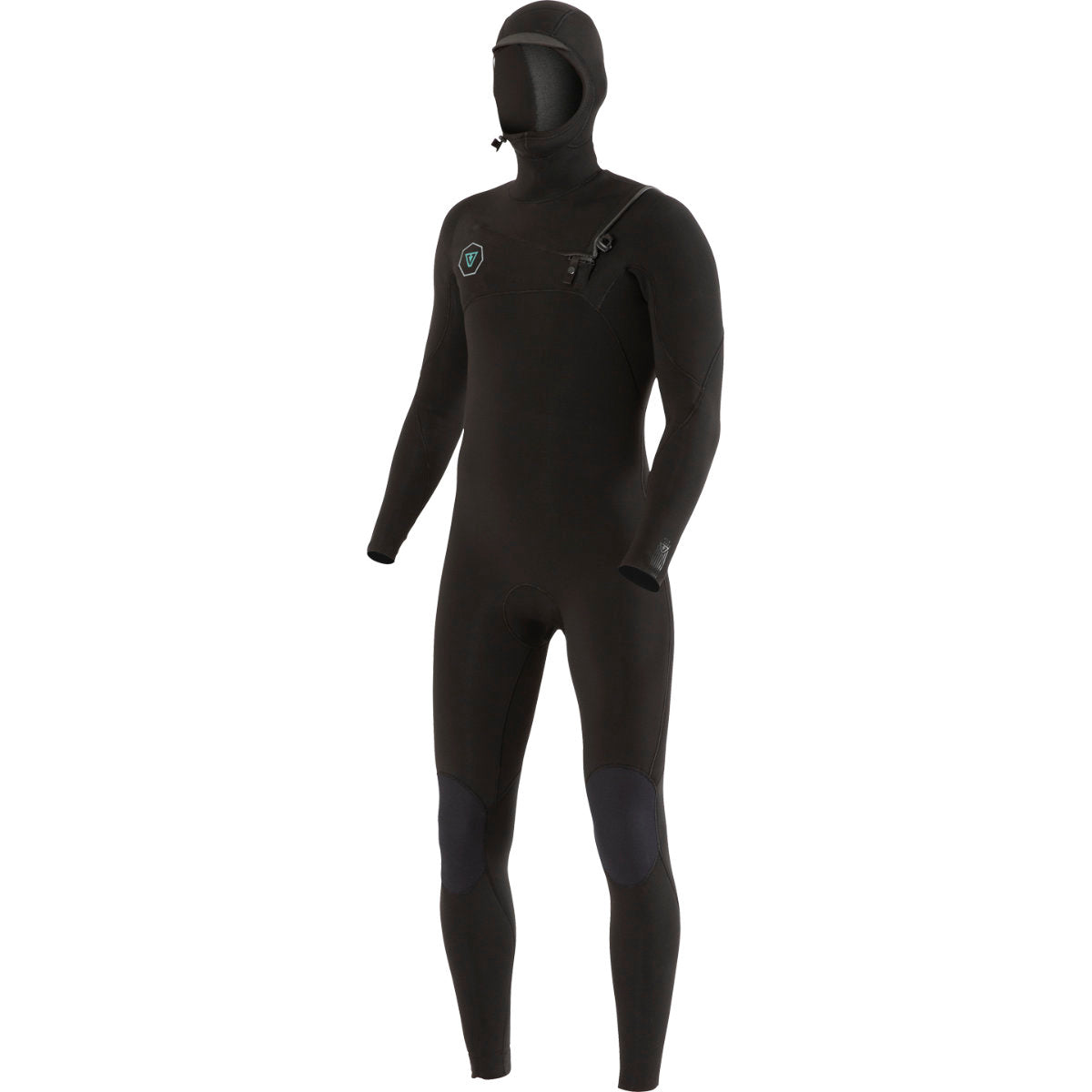 5/4 Mens Vissla 7 Seas Hooded Full Suit - Black