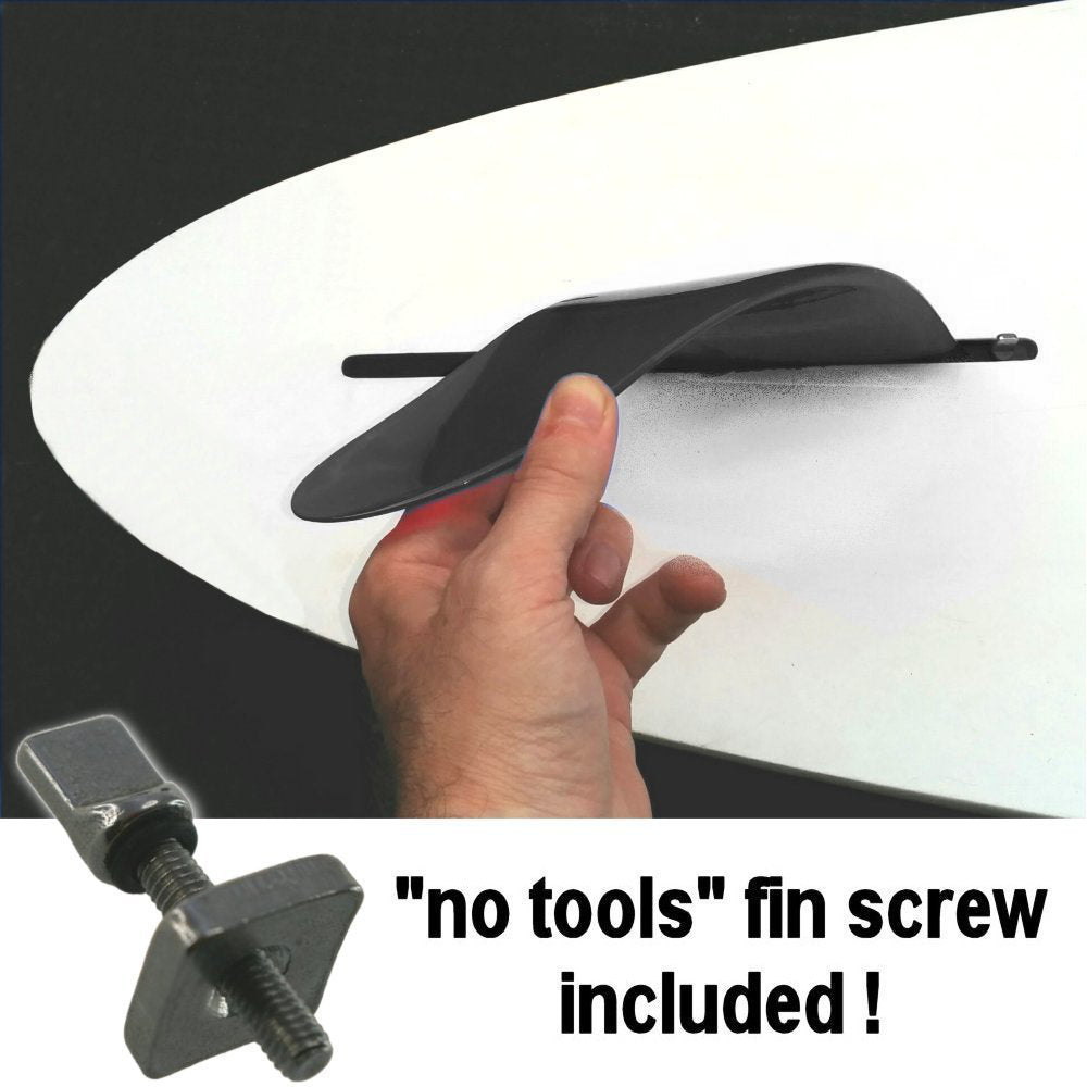 8" saruSURF Findestructable Safety Flex Fin & Tooless Screw - Surf Ontario