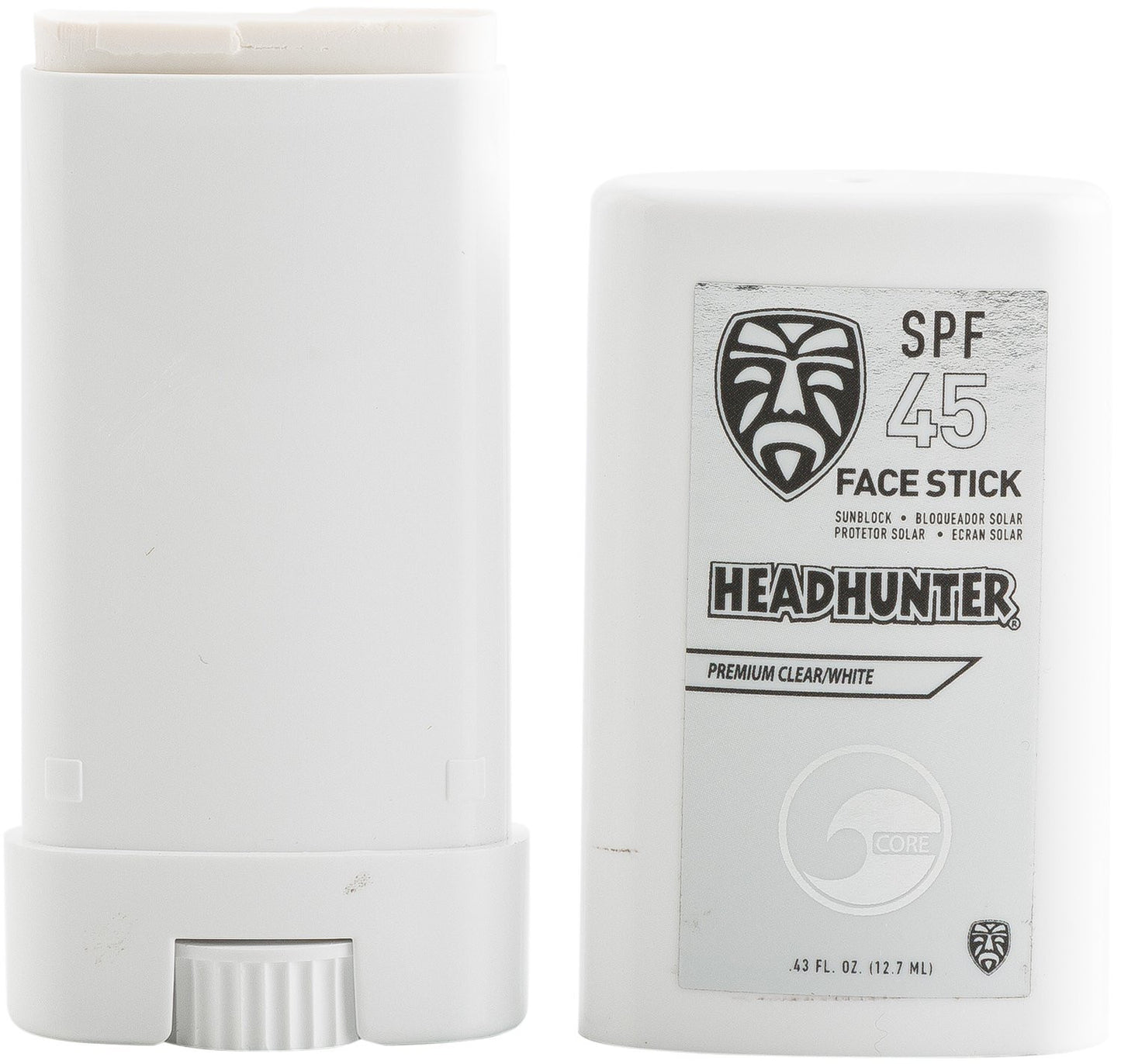 Sunscreen - Headhunter SPF 45 Clear Face Stick - Surf Ontario