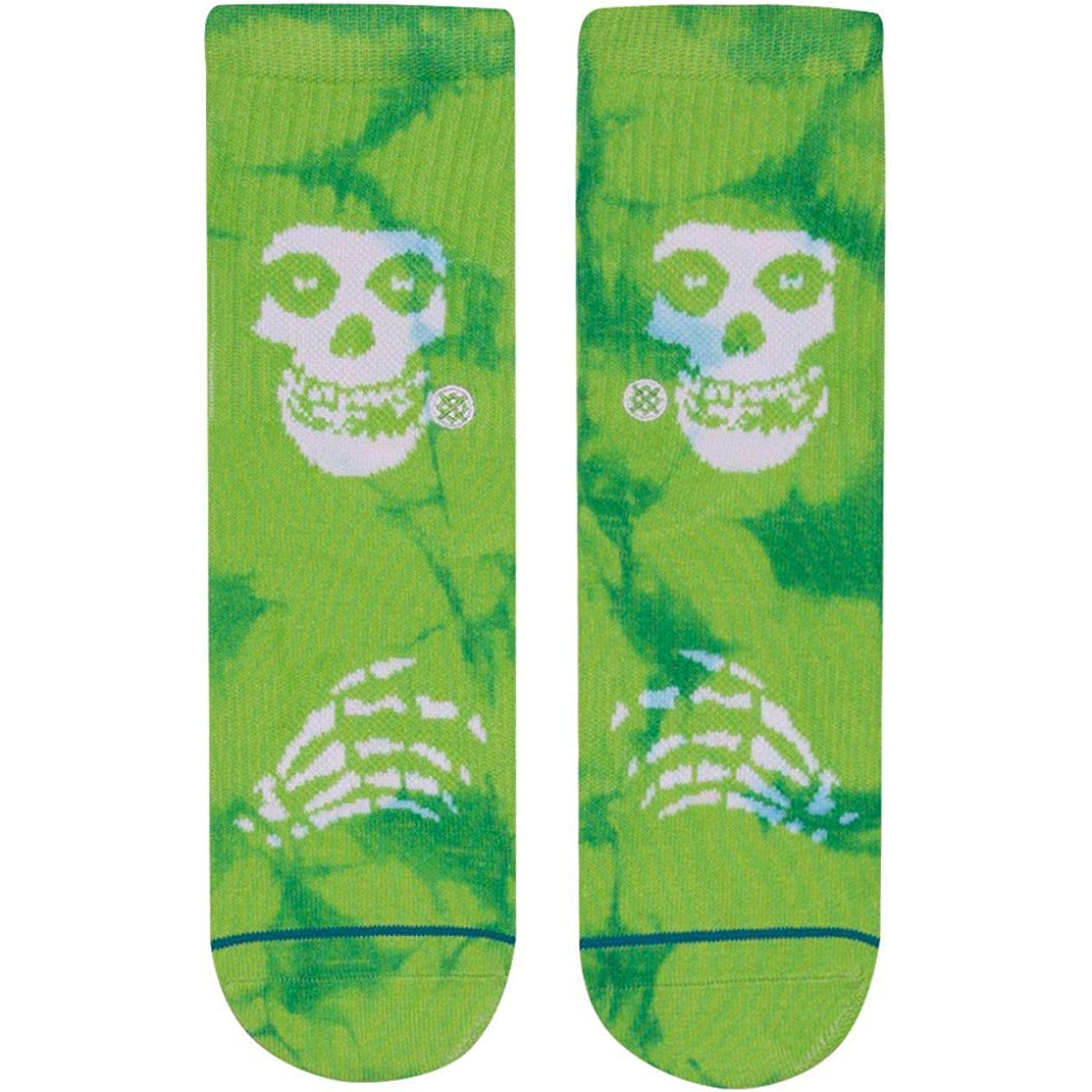Stance Socks: Boys - Misfits - Green