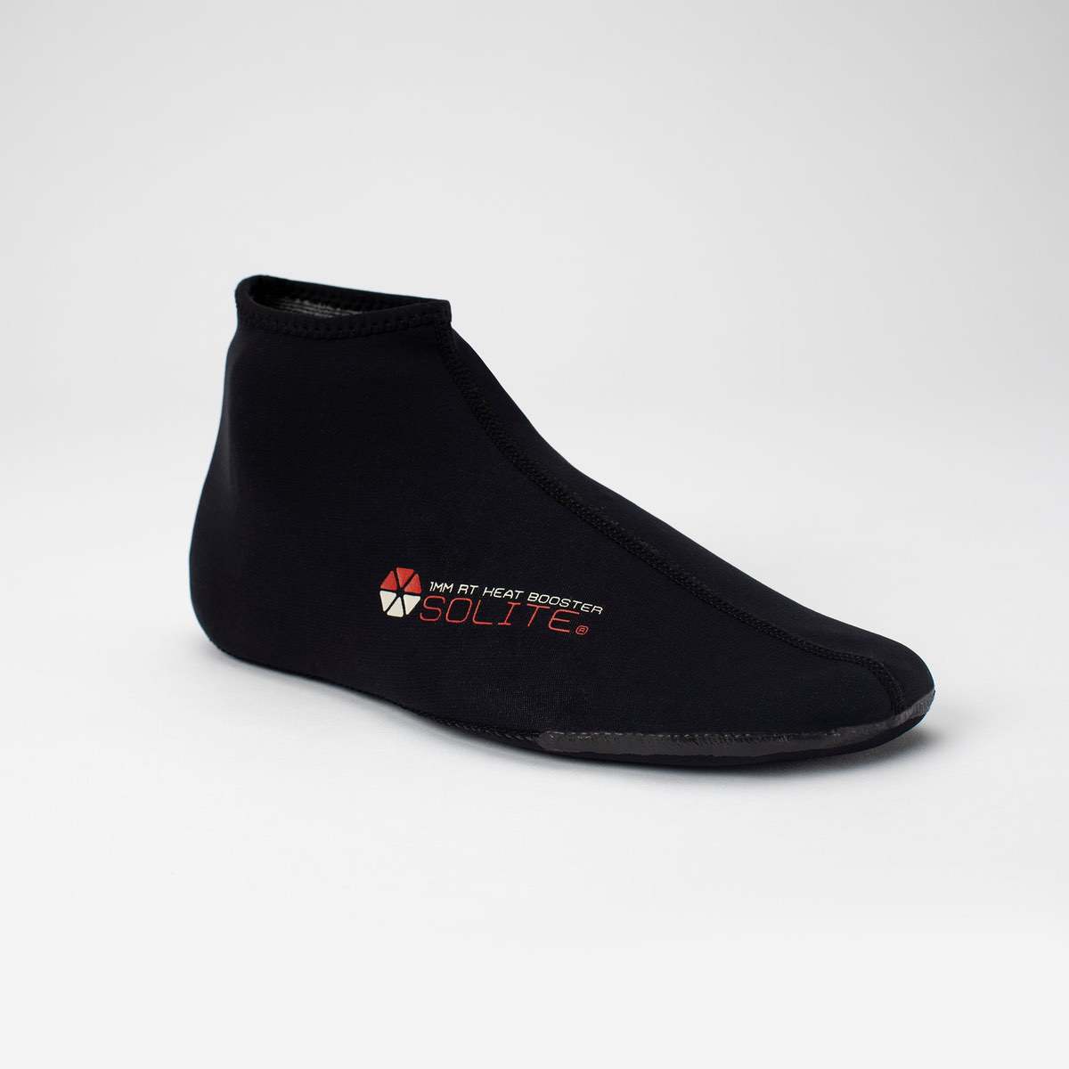 Booties 8mm SOLITE Custom 2.0 (Black/Red) - Includes 1mm Neoprene Heat Booster Socks
