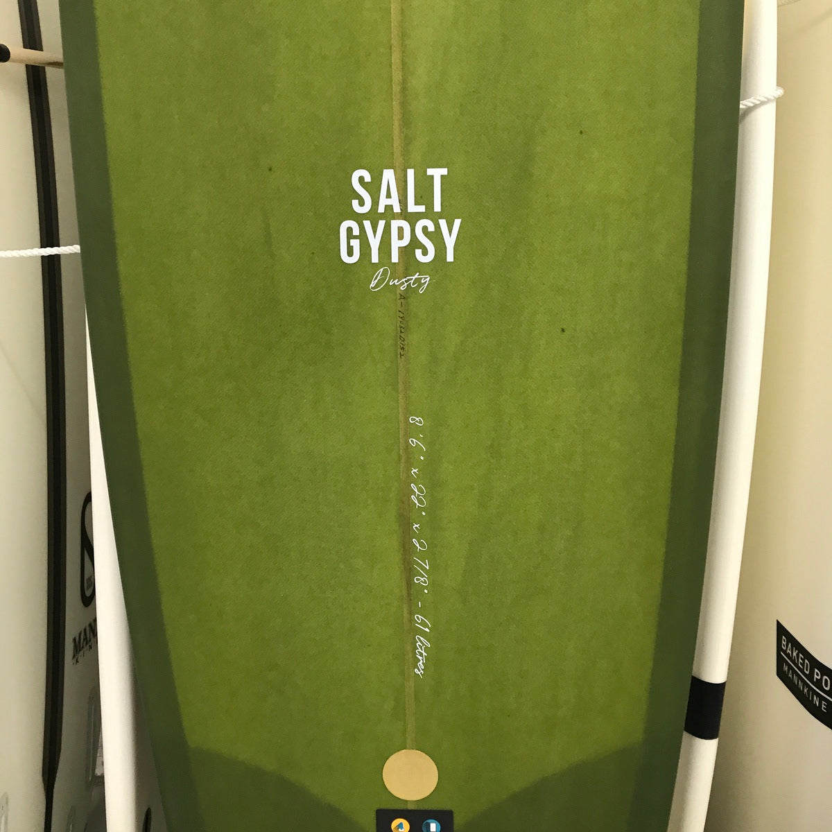 Salt Gypsy Dusty Retro 8'6 Longboard Olive Tint