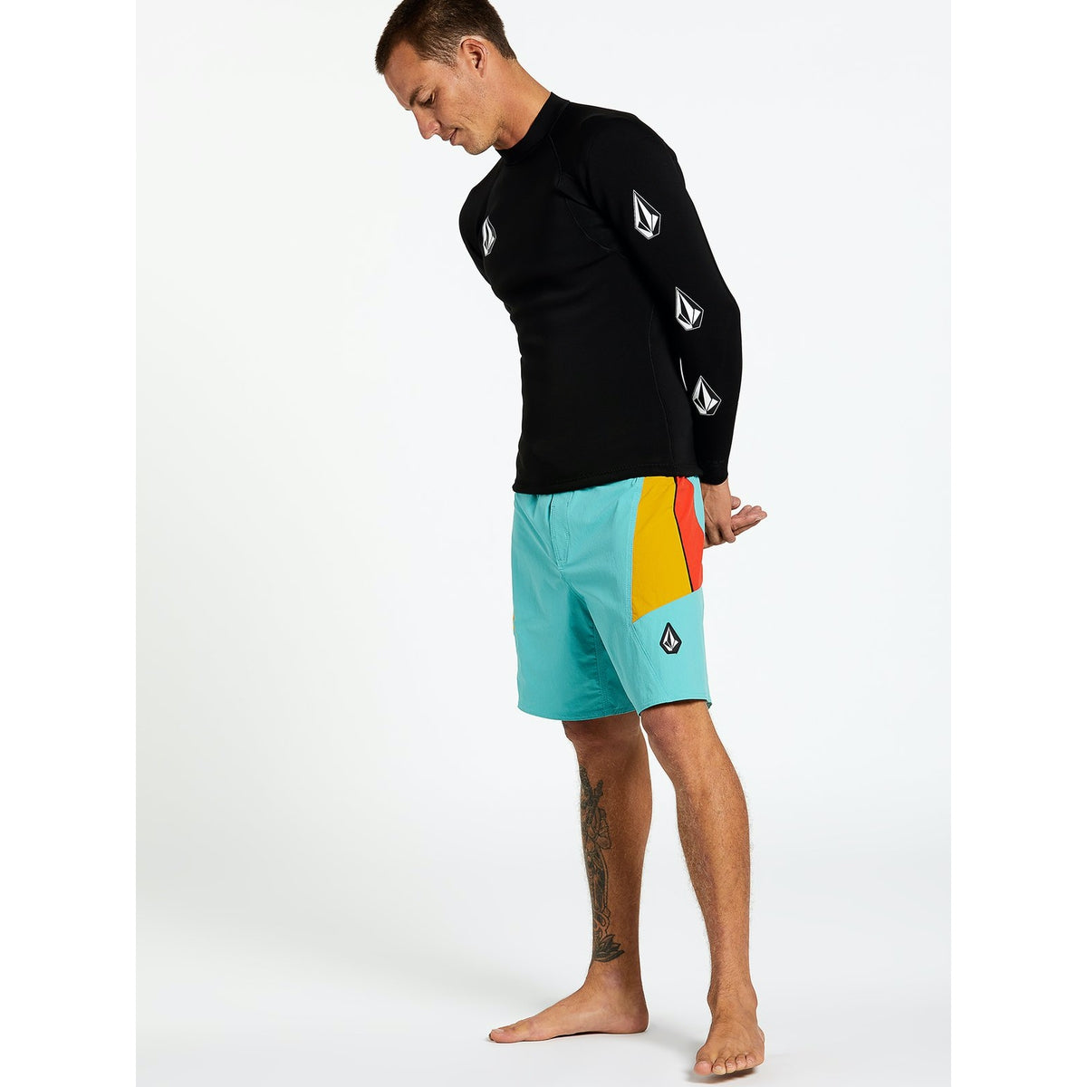 Boardshorts - Volcom Stained Glass 18" Stoney Boardshort - Mystic