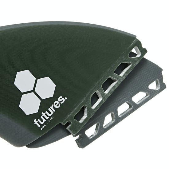 FUTURES - TWIN - Channel Islands Al Merrick AMK Twin Keel - Green/Grey